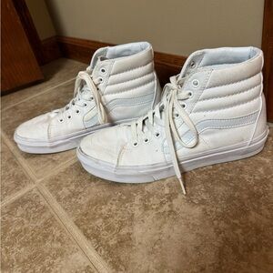 White high top vans